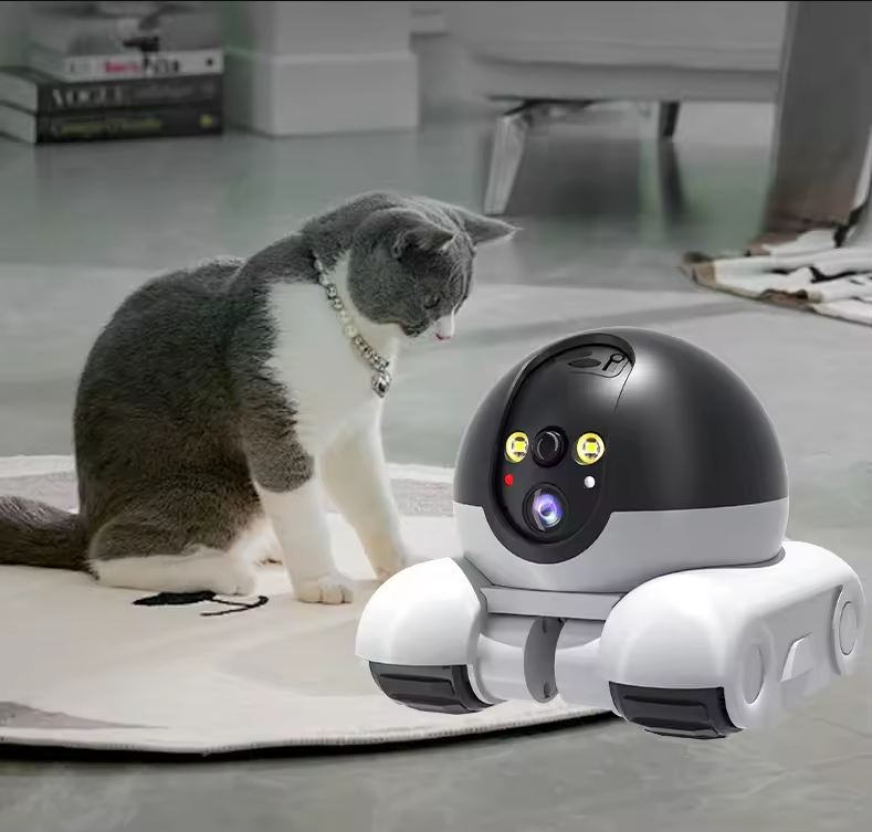 Câmera robô sem fio lente dupl - Home Security Robots avaliação e preço