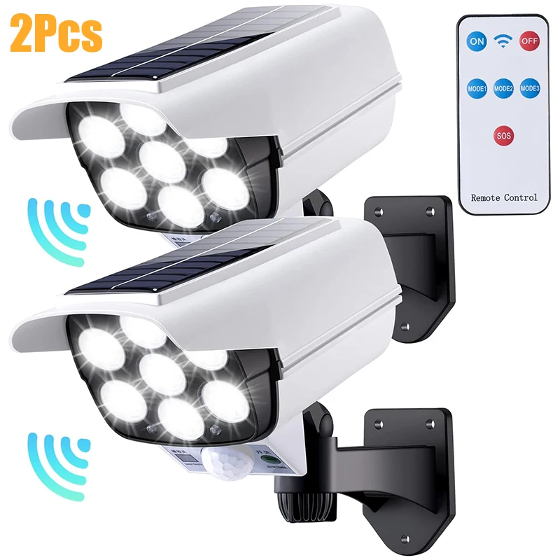 1-2 pacote 77led sensor de mov - Home Security Flood Lights avaliação e preço